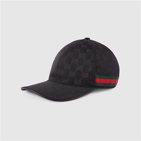 black gucci baseball hat.